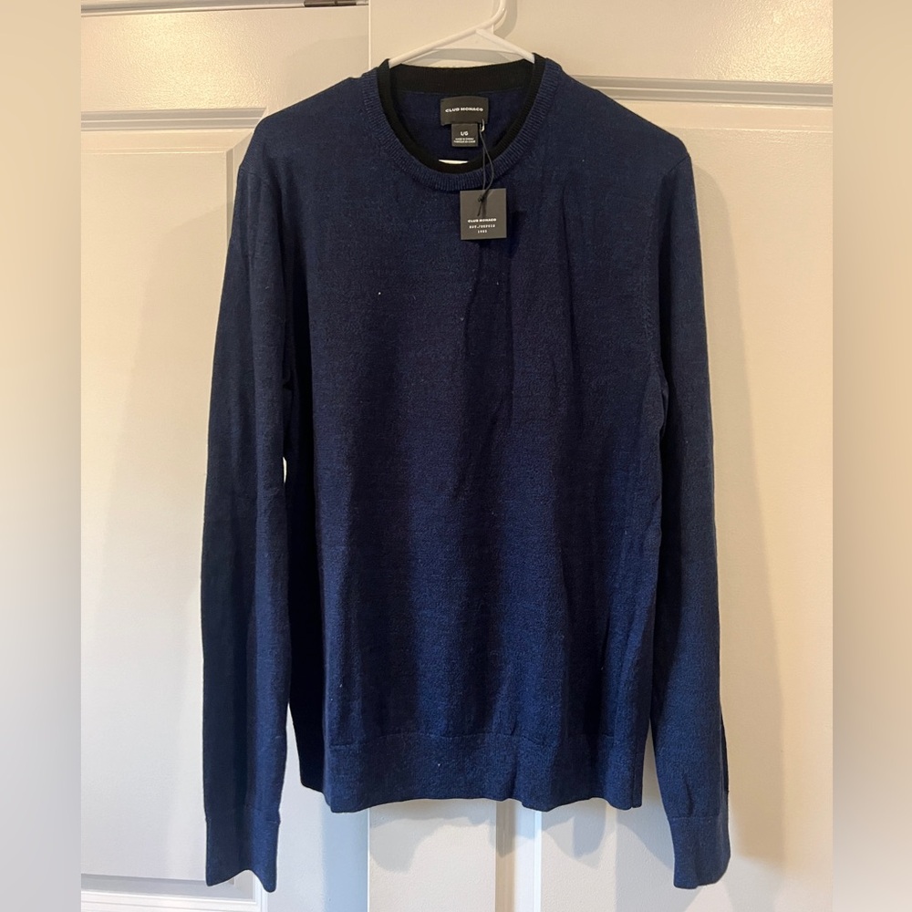 Brand new Mens CLUB MONACO wool sweater